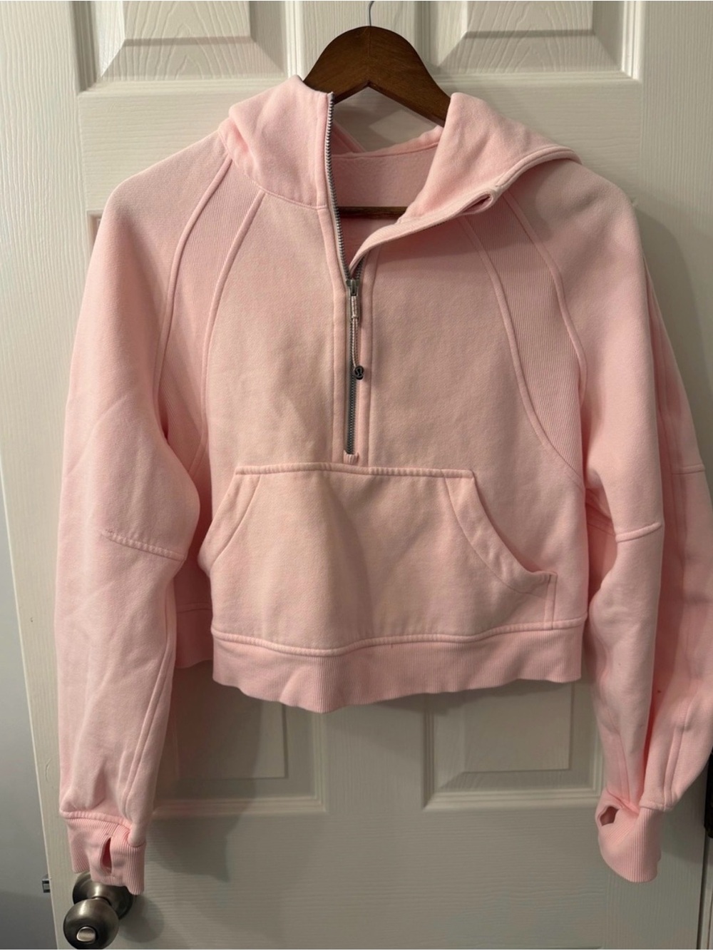 Lululemon Scuba Oversized Half Zip Hoodie Size XS/S in Strawberry Milkshake - Picture 4 of 6